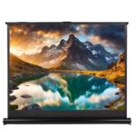 Maclean MC-961 Portable Projection Screen Compact 45  4:3 Free-Standing Office Cinema - imagine 4