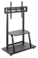 Manhattan TV & Monitor Mount  Trolley Stand  1 screen  Screen Sizes: 37-100   Black  VESA 200x200 to 800x600mm  Max 150kg  Shelf and Base for Laptop or AV device  Height-adjustable to four levels: 862  916  970 and 1024mm  LFD  Lifetime Warranty - imagine 2