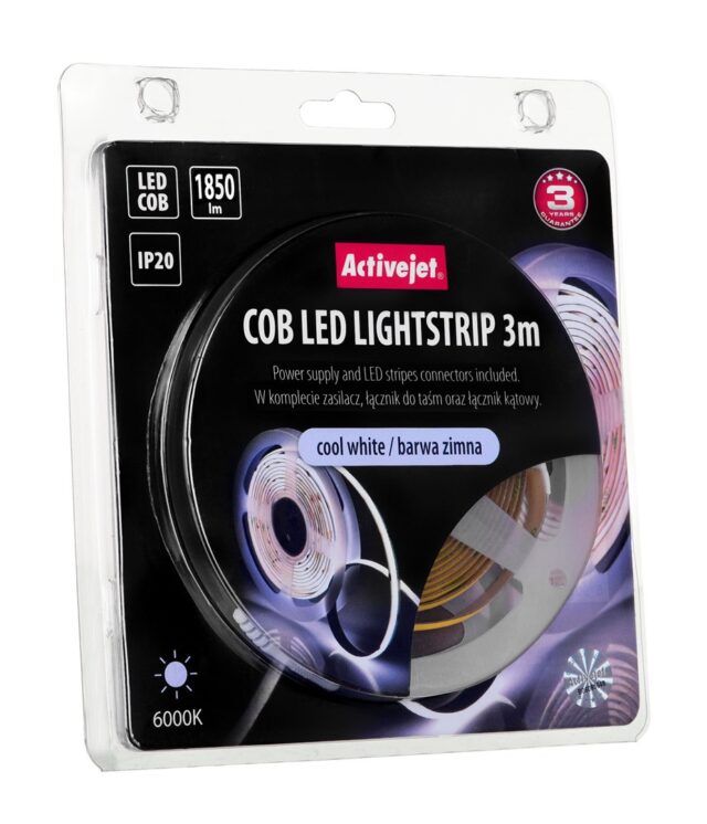 Activejet AJE-COB 3m zim Universal strip light Indoor - imagine 5