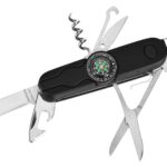 Pocket knife AZYMUT Izeron - 13 tools + belt pouch (HK20017-8BL)