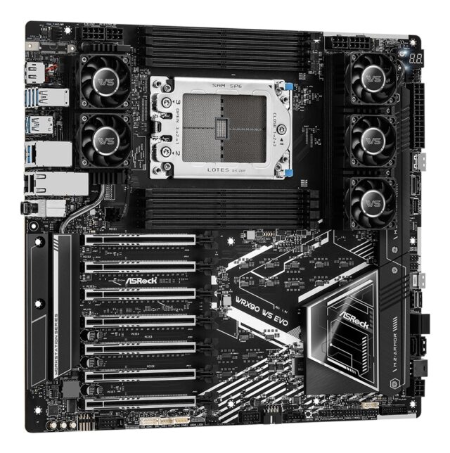 Asrock WRX90 WS EVO motherboard AMD WRX90 Socket sTR5 EEB - imagine 3