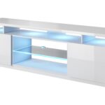 RTV cabinet EVA 180x40x56 white/white glossy