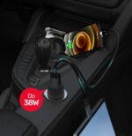 Unitek P1400A Car charger 38W USB-A USB-C QC 3.0 - imagine 3