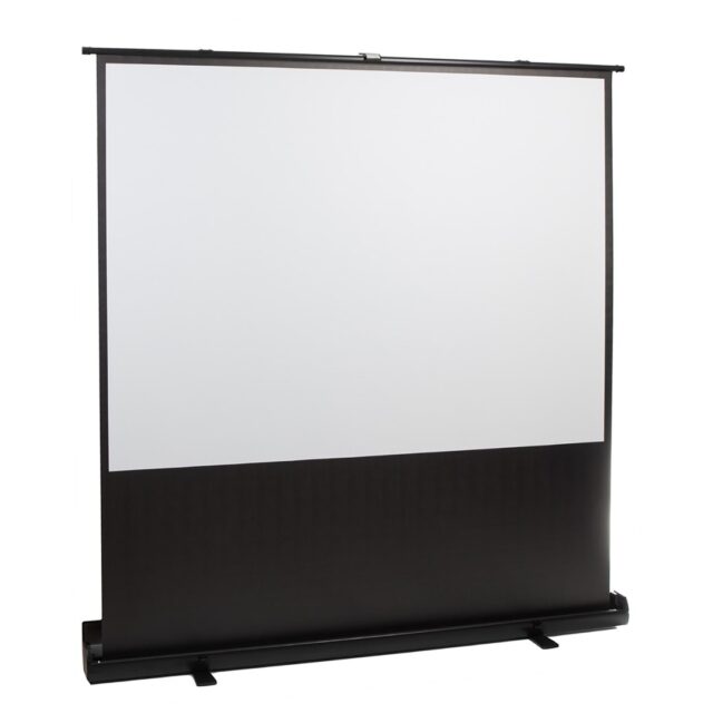 Maclean portable projection screen  compact  floor  66   16:9  MC-210 - imagine 4