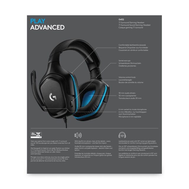 Logitech G G432 Gaming Headset - imagine 7