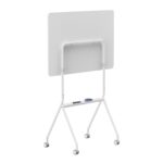 Ergo Office mobile dry erase board  horizontal orientation  white  single sided  with shelf  board dimensions 1190x790mm  ER-306 - imagine 9