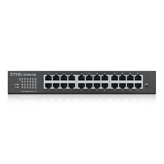Zyxel GS1900-24E-EU0103F network switch Managed L2 Gigabit Ethernet (10/100/1000) 1U Black - imagine 3