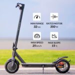 Invanti ES09 (V30 Pro) 350W electric scooter  30–35 km - imagine 11