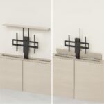 Maclean electric ceiling/floor mount  extendable  43''-88''  VESA 600x400  max 60kg  100-240V AC 50/60Hz - imagine 7