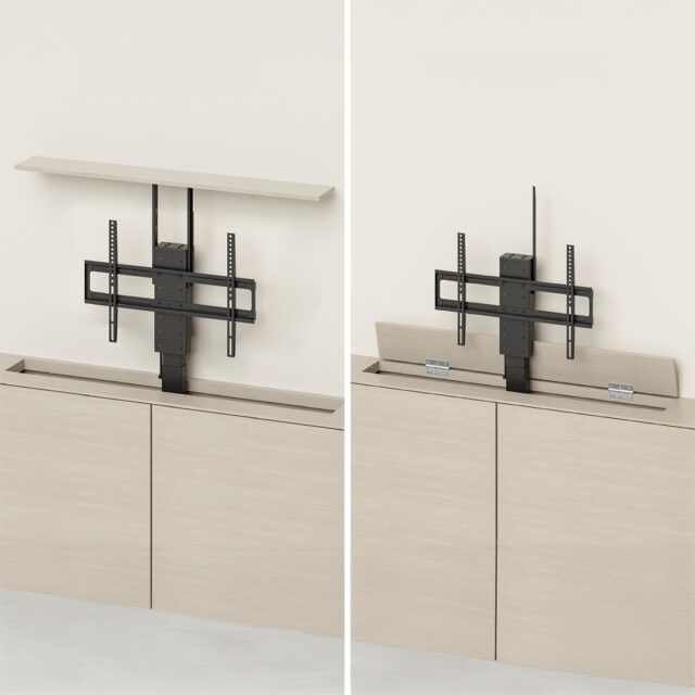 Maclean electric ceiling/floor mount  extendable  43''-88''  VESA 600x400  max 60kg  100-240V AC 50/60Hz - imagine 7