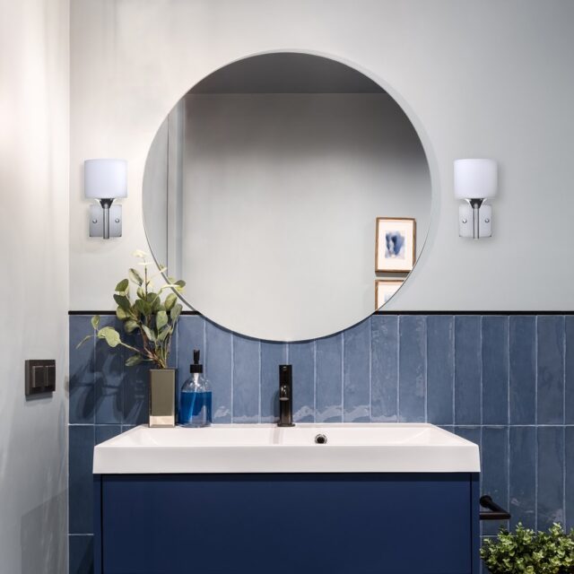 Classic chandelier pendant ceiling lamp Activejet MIRA Chrome 5xE27 for living room - imagine 4