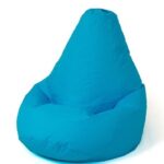 Sako bag pouffe Pear blue L 105 x 80 cm