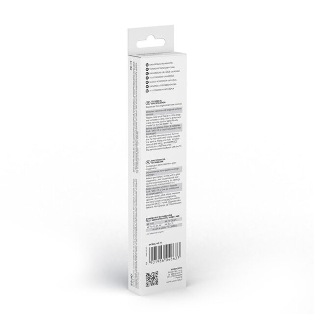 SAVIO RC-17 Universal/Replacement Remote Control for XIAOMI TV – SMART TV - imagine 4
