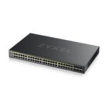 Zyxel GS2220-50HP-EU0101F network switch Managed L2 Gigabit Ethernet (10/100/1000) Power over Ethernet (PoE) Black - imagine 4