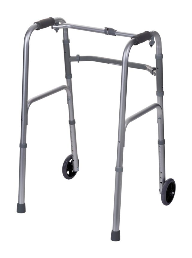 Aluminium rehabilitation tri-functional walker - imagine 14