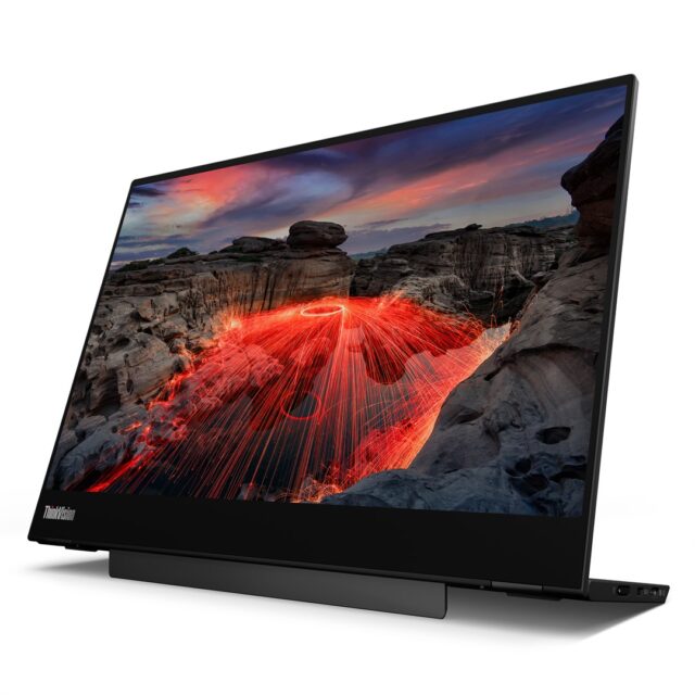 Lenovo ThinkVision M14t Gen 2 computer monitor 35.6 cm (14 ) 2240 x 1400 pixels 2.2K LED Touchscreen Black - imagine 9