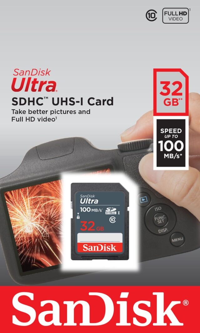 SanDisk Ultra 32GB SDHC Mem Card 100MB/s memory card UHS-I Class 10 - imagine 3