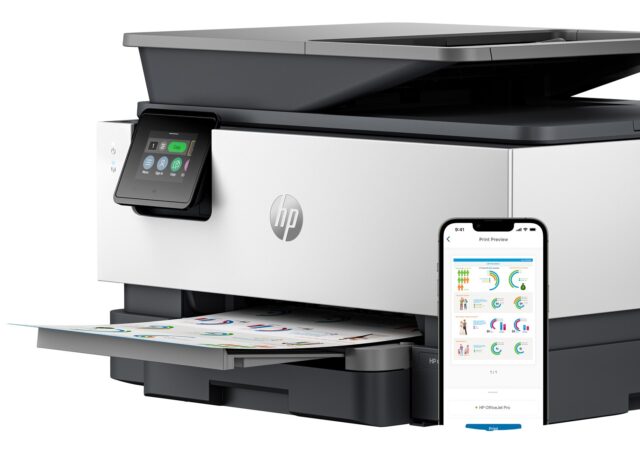HP OfficeJet Pro 9120b Wireless All-in-One Color Printer  Two-sided printing; Copier  Scanner - imagine 5