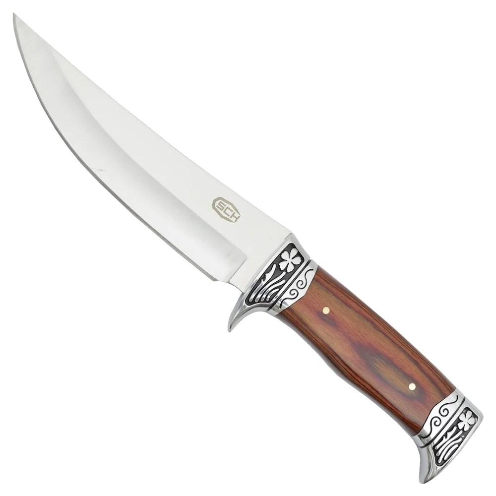 cps-aebac0ffd0a30fcebde3eceaf3e8c3c8-2026-01-15-21-07-07 SCK hunting knife with wooden handle - imagine 1