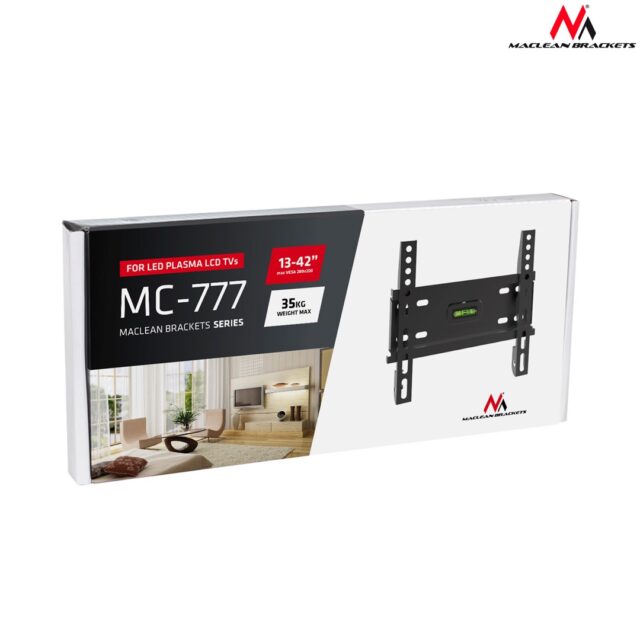 TV Holder 13 '' - 42 '' Maclean MC-777 black 35 kg VESA 200x200 - imagine 3
