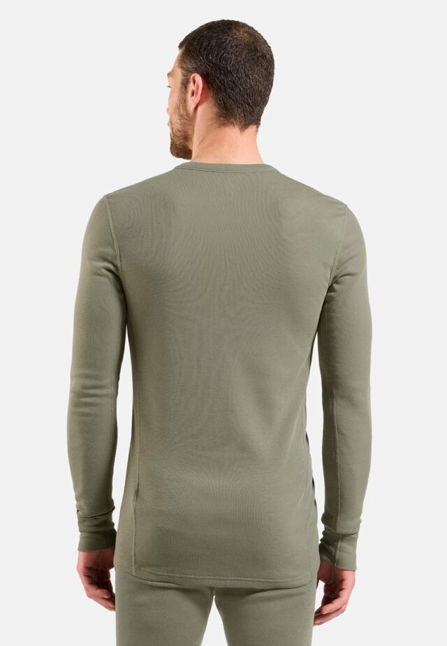 ODLO BL TOP crew neck l/s ACTIVE WARM long-sleeved thermal underwear  size L  grey - imagine 2