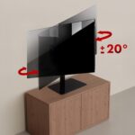Maclean universal TV stand  for RTV cabinet  stand  max. 35 kg  20 degree rotation  for 32-55  TV  MC-132 - imagine 2
