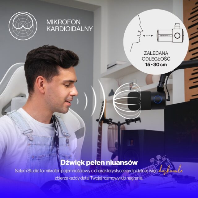ENDORFY Solum Studio Black PC microphone - imagine 16