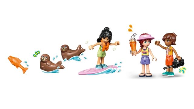 LEGO Friends 42699 Domek na plaży i foki - imagine 5
