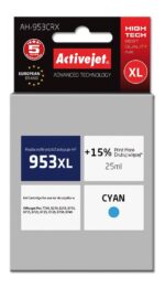 Activejet AH-953CRX ink for HP printer; HP 953XL F6U16AE replacement; Premium; 25 ml; cyan