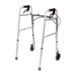 Four-wheeled wheelchair with brakes TIMAGO JMC-C 3223 Silver - imagine 4