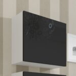 Cama Square cabinet VIGO 50/50/30 white/black gloss