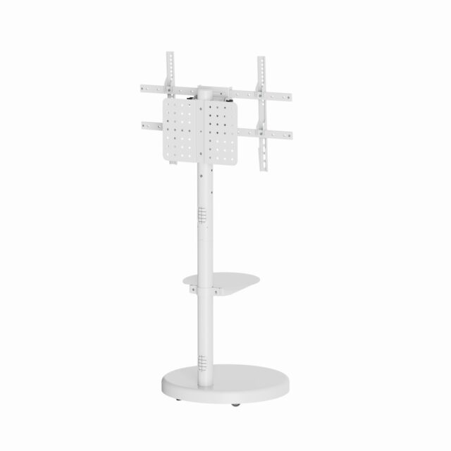 Gembird TVS-86TR-01-W TV floor stand  37  - 86   white - imagine 4