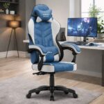 Huzaro Force 2.7 Black Carbon Gaming chair Blue - imagine 4