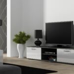 Cama TV stand SOHO 180 grey/white gloss