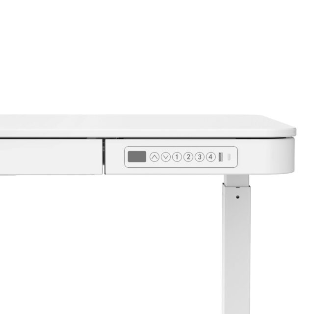 Activejet Desk with electric height adjustment 140x70 ET119W-C white - imagine 16
