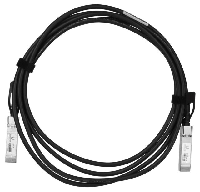 Ubiquiti UniFi Direct Attach 3m fibre optic cable Black - imagine 3