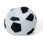 Sako bag pouffe ball white-black XL 120 cm