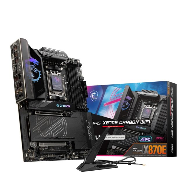 MSI MPG X870E CARBON WIFI motherboard AMD X870E Socket AM5 ATX - imagine 6