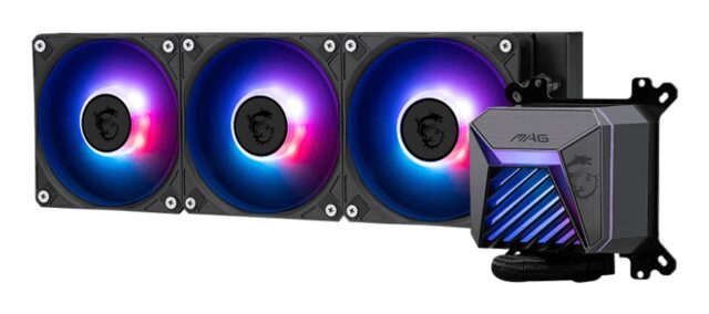 MSI MAG Coreliquid A15 360 Motherboard  Processor All-in-one liquid cooler 12 cm Black 1 pc(s) - imagine 3