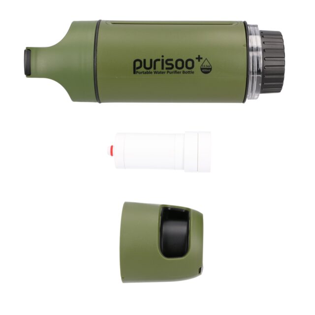 EXTRALINK PURISOO+ BUTELKA Z SYSTEMEM FILTRUJĄCYM Z POMPKĄ 400ML - imagine 9