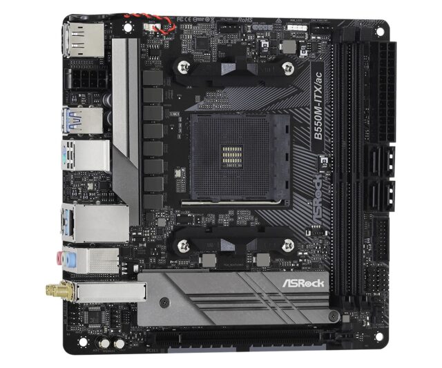 Asrock B550M-ITX/ac Socket AM4 mini ITX AMD  B550 - imagine 4