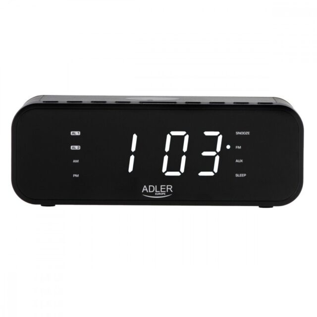 ADLER AD 1192b radio alarm clock black - imagine 7