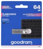 Goodram USB UNO3-0640S0R11 USB flash drive 64 GB USB Type-A 3.2 Gen 1 (3.1 Gen 1) Silver - imagine 3