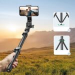 Ugreen selfie stick with stand and remote control LP680 1.8m (black) - imagine 2