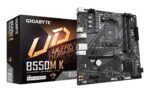 GIGABYTE B550M K Motherboard - AMD Ryzen 5000 CPUs  up to 4733MHz DDR4  1xPCIe 4.0 + 1xPCIe 3.0 M.2  1GbE LAN  USB 3.2 Gen 1 - imagine 2