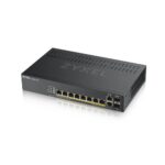 Zyxel GS1920-8HPV2 Managed Gigabit Ethernet (10/100/1000) Power over Ethernet (PoE) Black - imagine 4