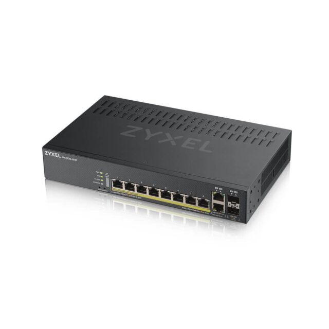 Zyxel GS1920-8HPV2 Managed Gigabit Ethernet (10/100/1000) Power over Ethernet (PoE) Black - imagine 4