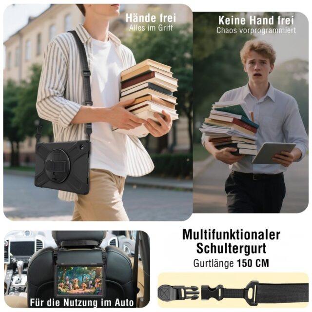 Pancerne etui z uchwytem 4smarts Rugged  Case Grip do Samsung Galaxy Tab A11 - imagine 7