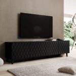 RTV cabinet ASTI 200x42x52 matte black