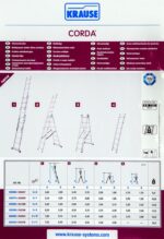 Krause Corda 3X6 multi-purpose ladder 4.85 m - imagine 6